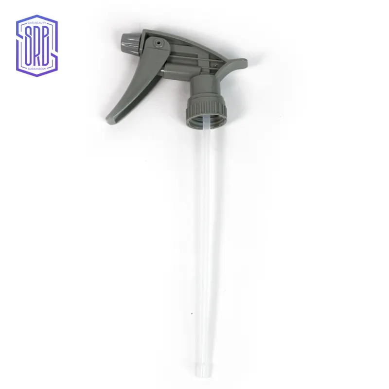 Wholesale good quality chemical resistant auto detailing car wash trigger sprayer for 32 oz spray bottle