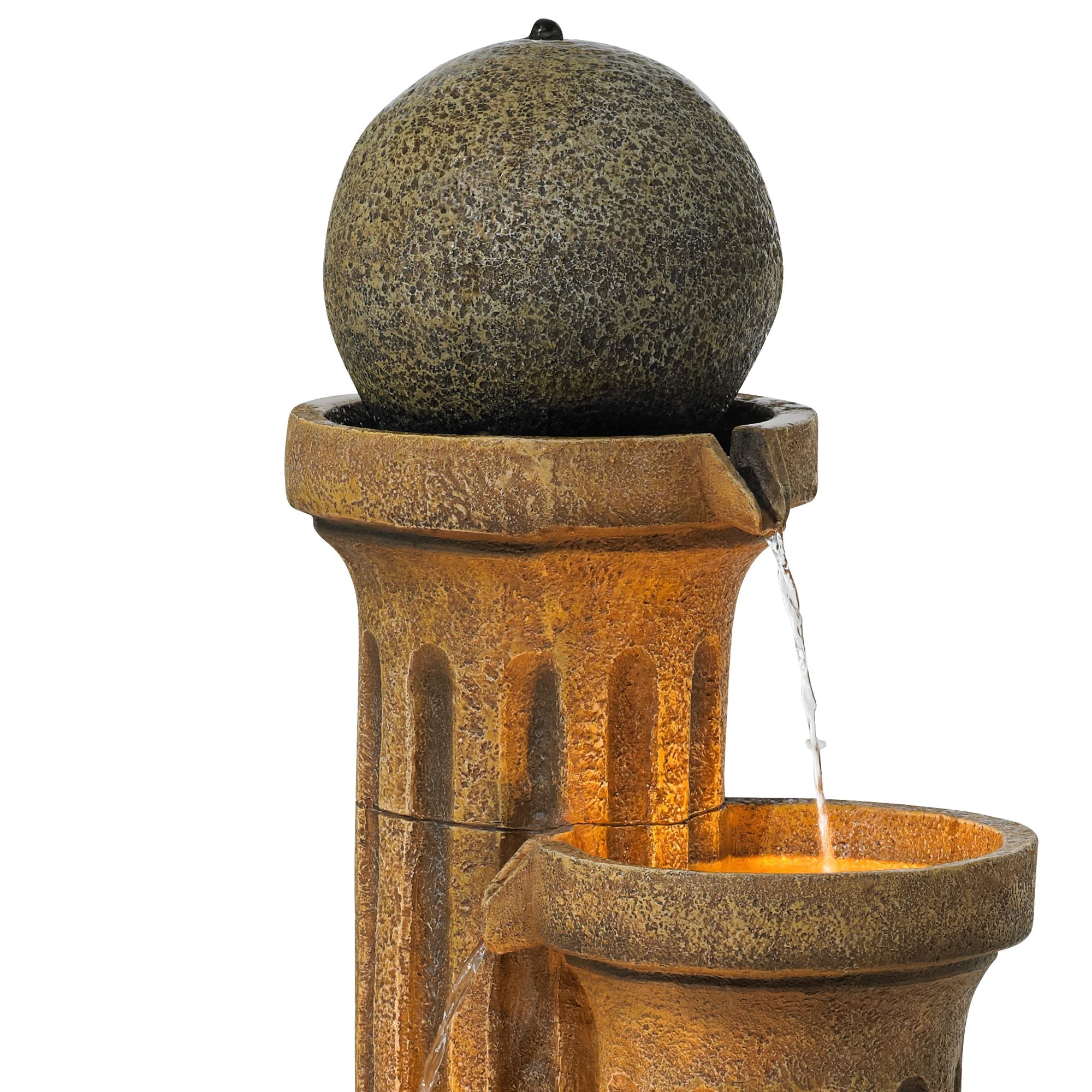 John Timberland Outdoor Floor Water Fountain 50