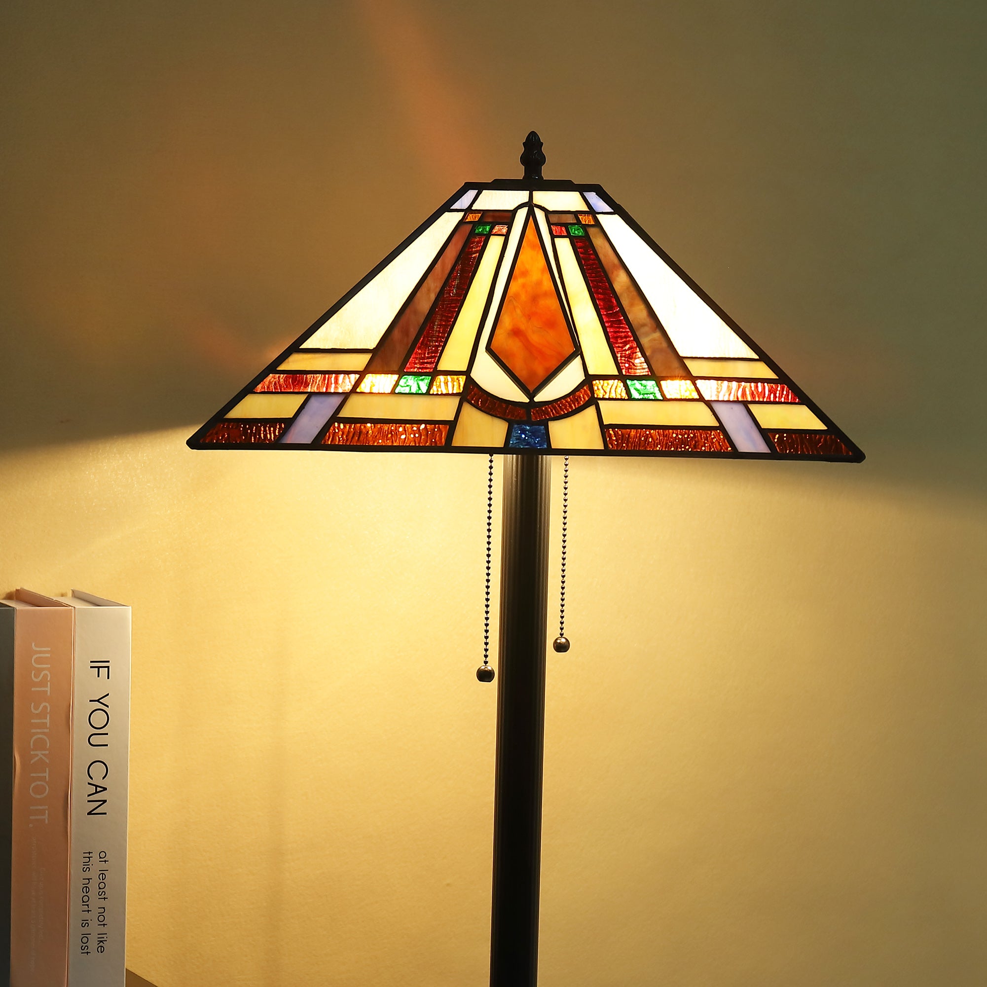  Style Floor Lamp Stained Glass Reading 65