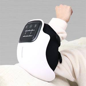 Aoibox Rechargeable Cordless Knee Massager with LED Screen Infrared Heat for Knee Joint Pain Injury Swelling and Stiffness SNMX5404