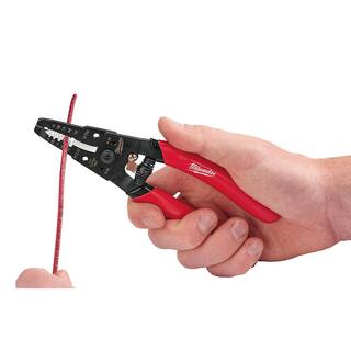 MW 7.75 in. Combination Electricians 6-in-1 Wire Strippers Pliers with Wire Strippers (2-Piece) 48-22-3079-48-22-6109