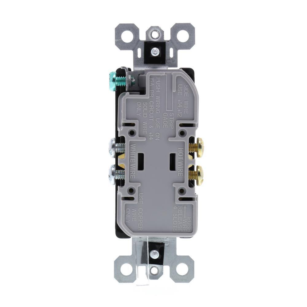 Legrand radiant 15 Amp 125-Volt Tamper Resistant Decorator Duplex Outlet Graphite 885TRGCC12