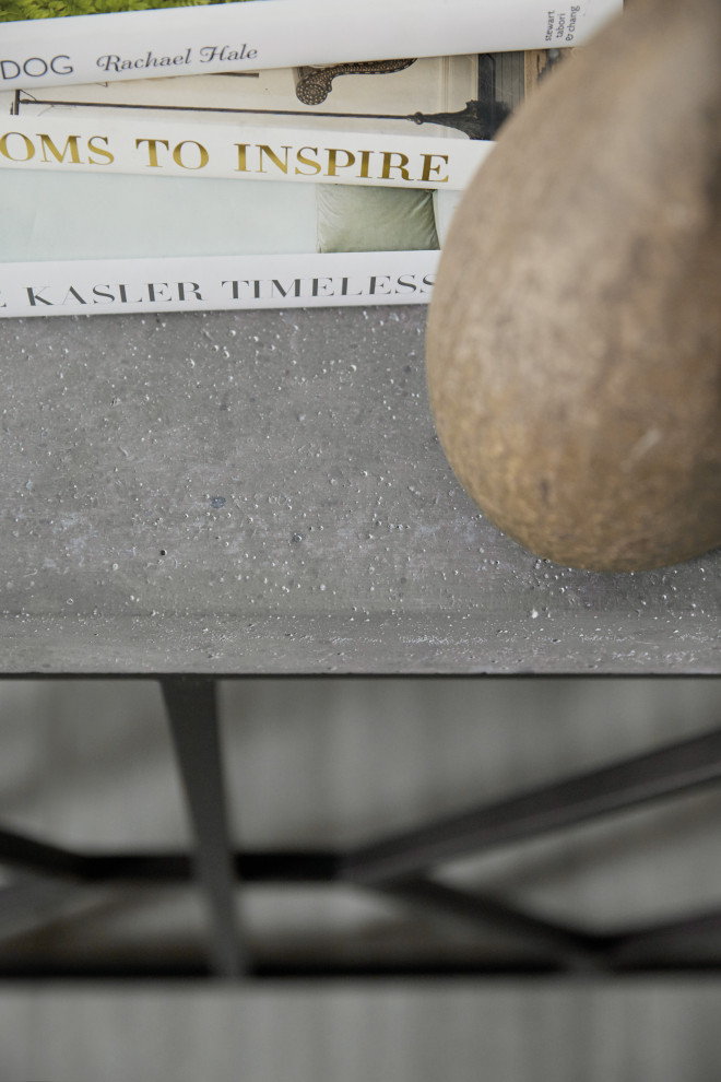 Ciao Bella Metal and Concrete Console Table   Industrial   Console Tables   by Hooker Furniture  Houzz