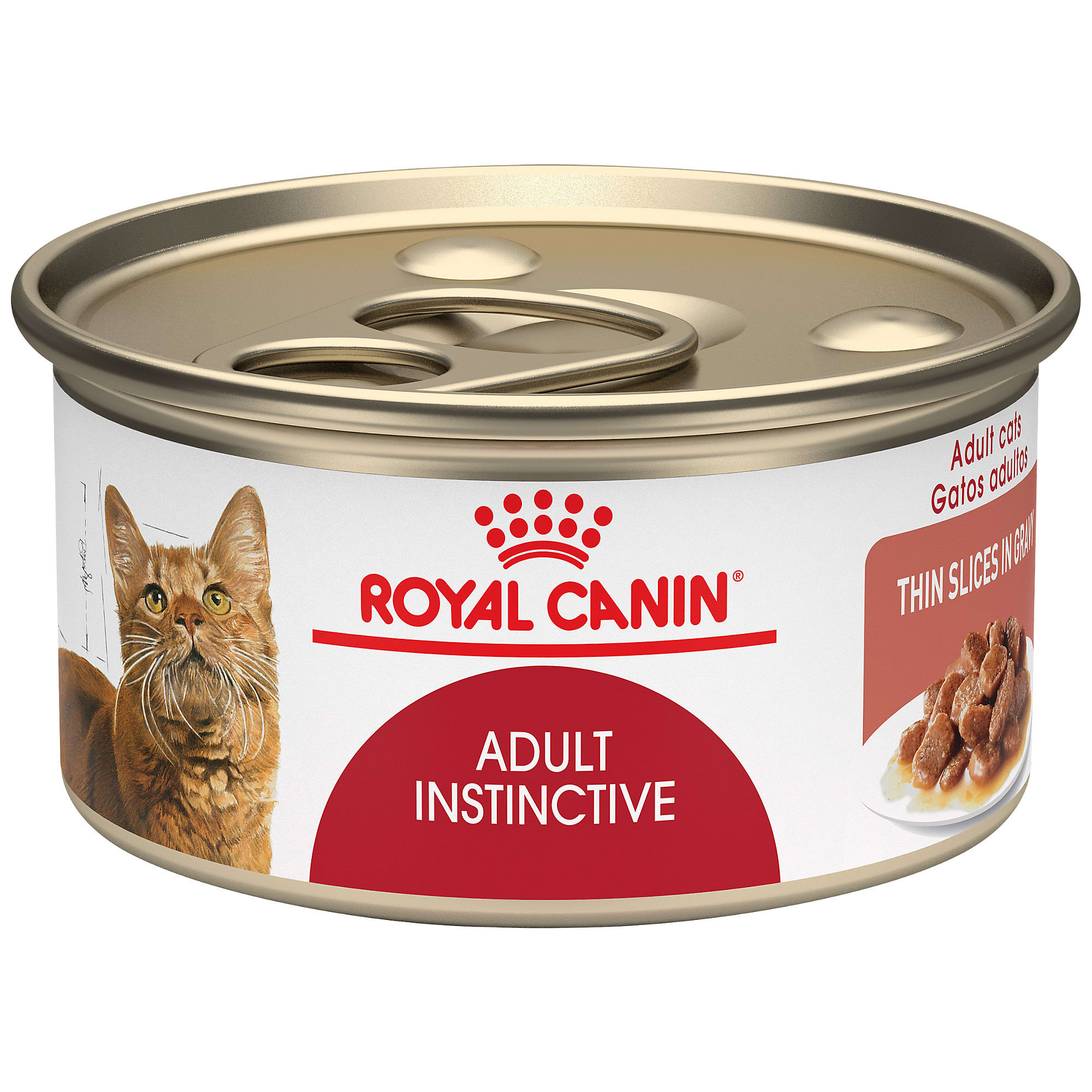 Royal Canin Adult Instinctive Thin Slices in Gravy Wet Cat Food Muti Pack， 3 oz.， Count of 18