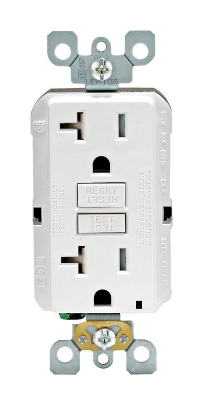 GFCI OUTLET 20A WHT