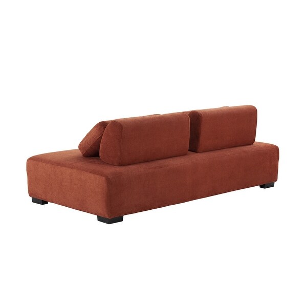 3-Seater Minimalist Modular Sofa Couch with Non-slip Back Cushions