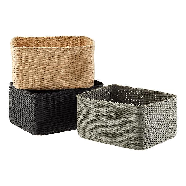 Woven Paper Bins