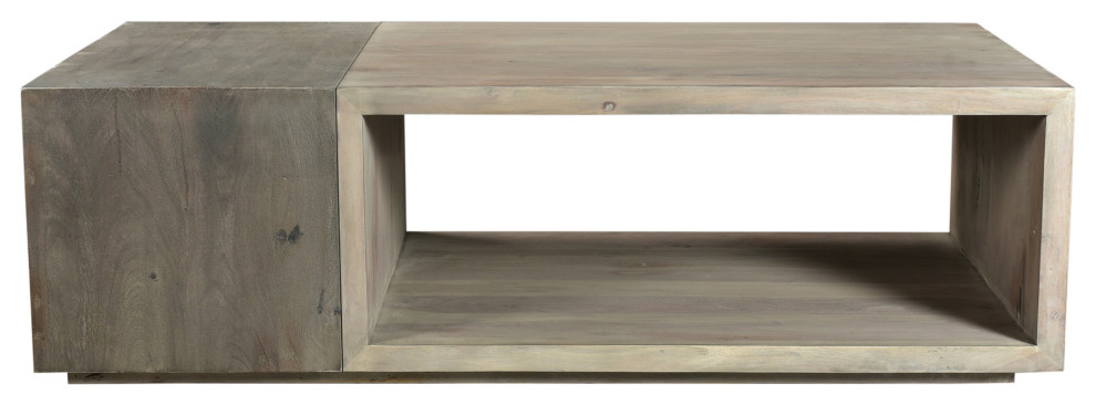 Contemporary Timtam Coffee Table   Grey   Transitional   Coffee Tables   by First of a Kind USA Inc  Houzz