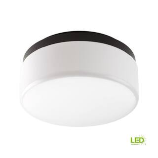 Progress Lighting Maier LED Collection 20.5-Watt Antique Bronze Integrated LED Flush Mount P350076-020-30