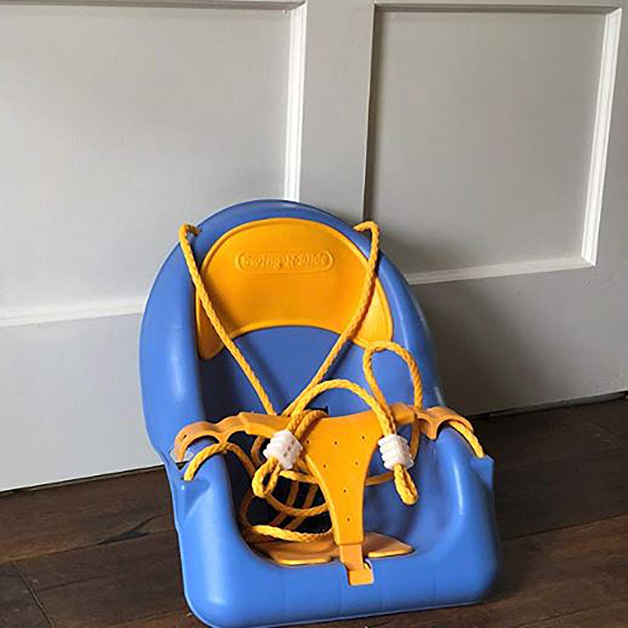 Swing-N-Slide Comfy-N-Secure Coaster Swing For Toddler With A Lap Belt