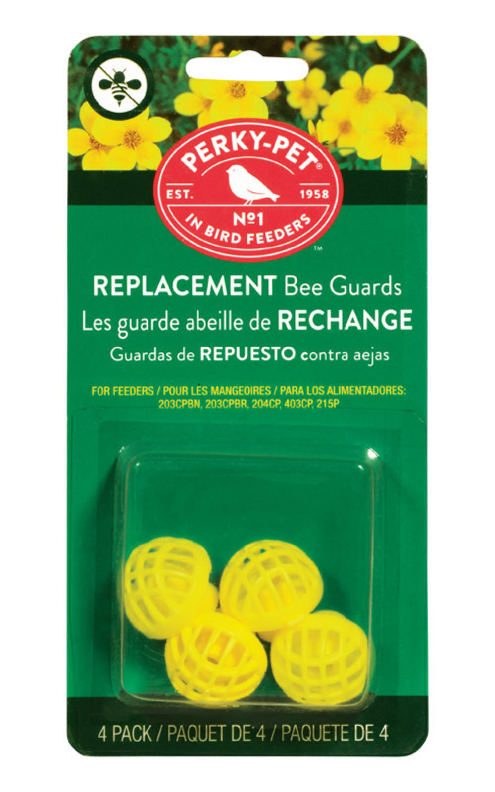 YELLOW BEE GUARDS 4PK