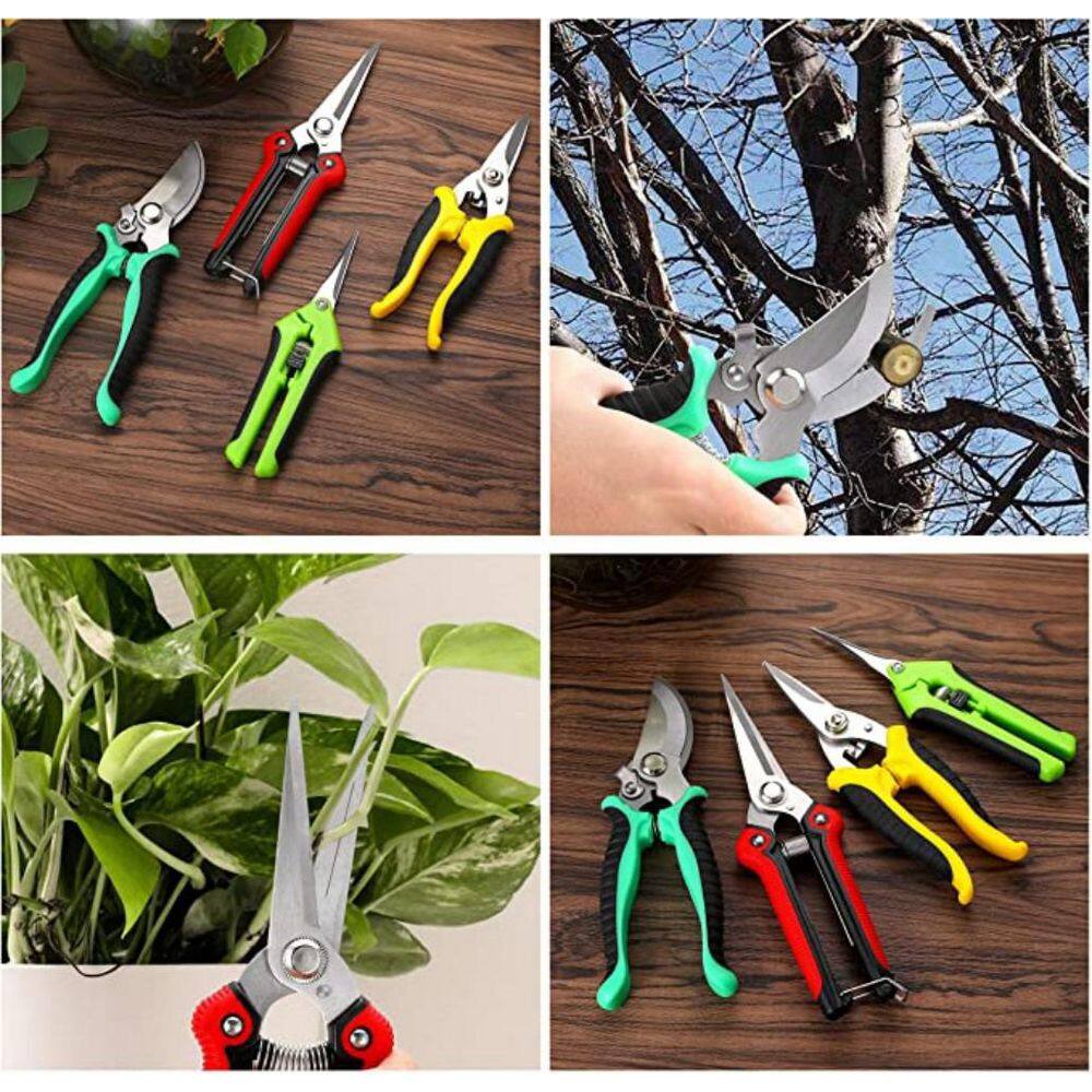 Set of 5 Garden Pruners Piec Ttool Garden Tool Set B08MXYWGS3