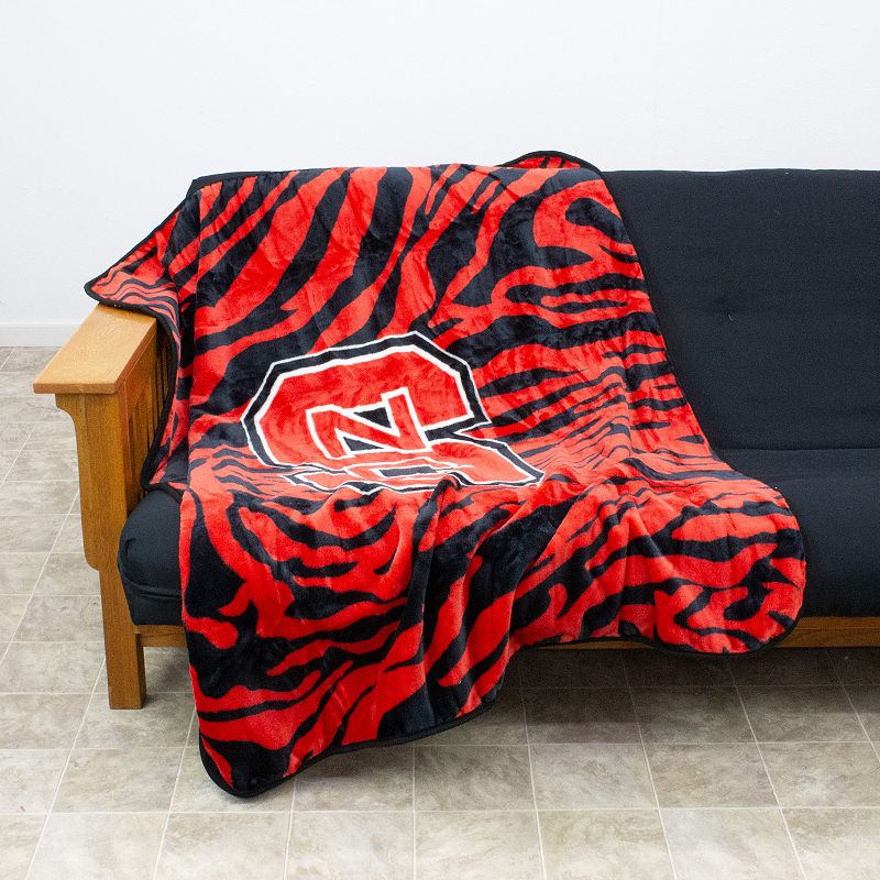 NCAA North Carolina State Wolfpack Soft Raschel Throw Blanket