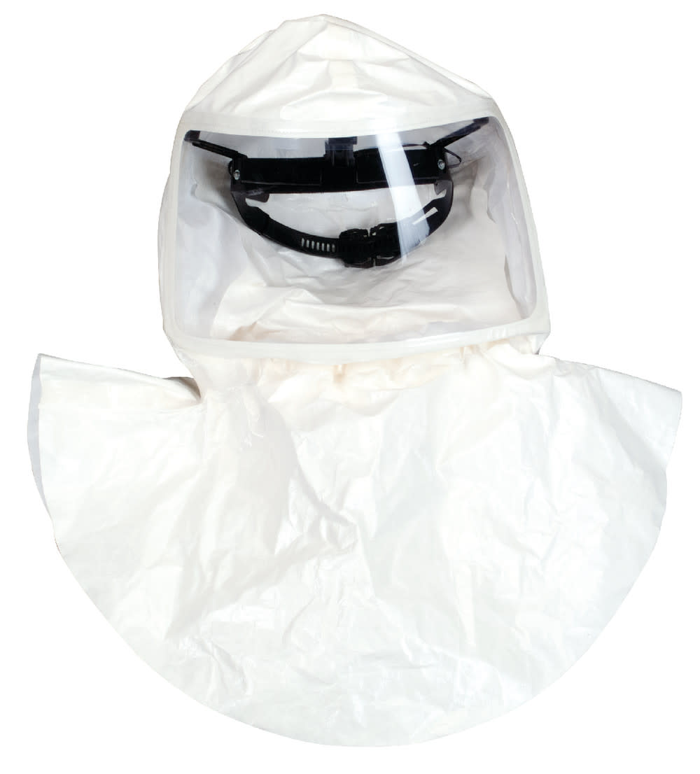 MSA Safety Tychem Hood Single Bib White Threaded 20pk