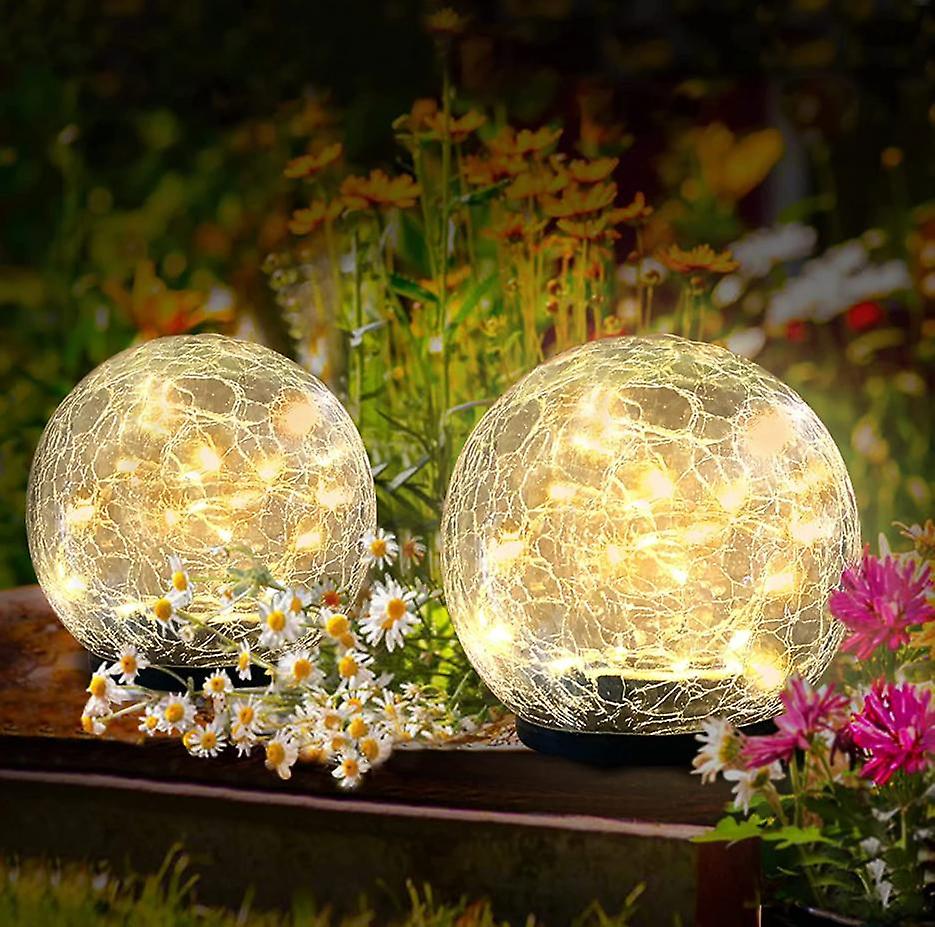 Solar Garden Light Outdoor Lawn Lamp Glass Ball Lamps Waterproof Solar Lamp Courtyard Garden Decoration For Street Balcony