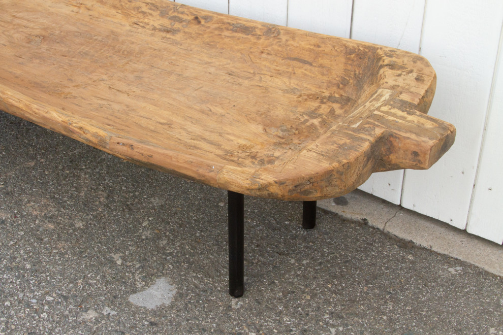 Antique Naga Wooden Trough Table   Rustic   Coffee Tables   by De cor  Houzz