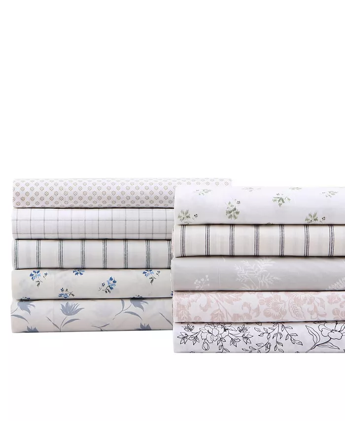 Stone Cottage 3 Piece Hawley Floral Cotton Percale Sheet Set， Twin