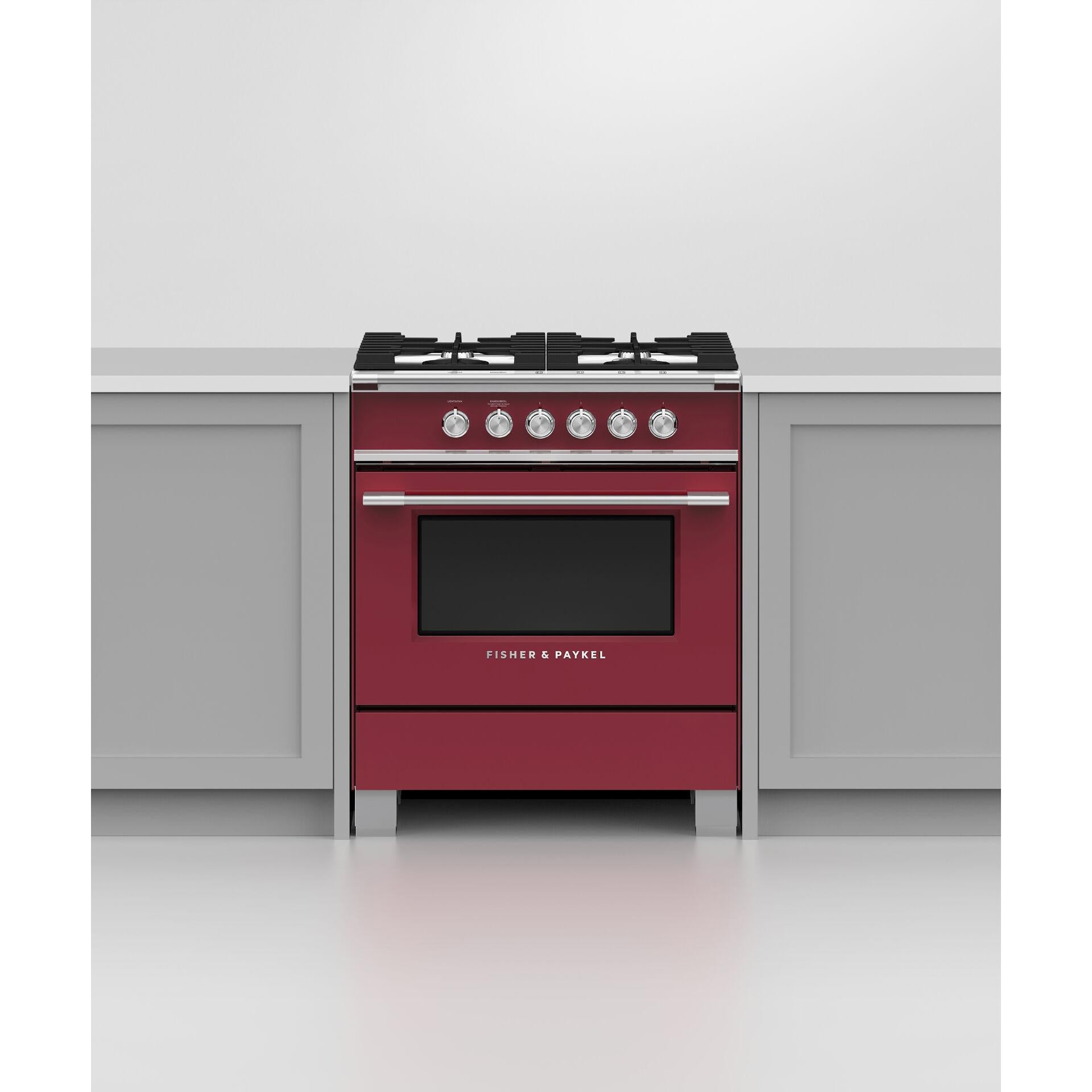 Fisher & Paykel 30-inch Freestanding Gas Range with AeroTech? Technology OR30SCG4R1