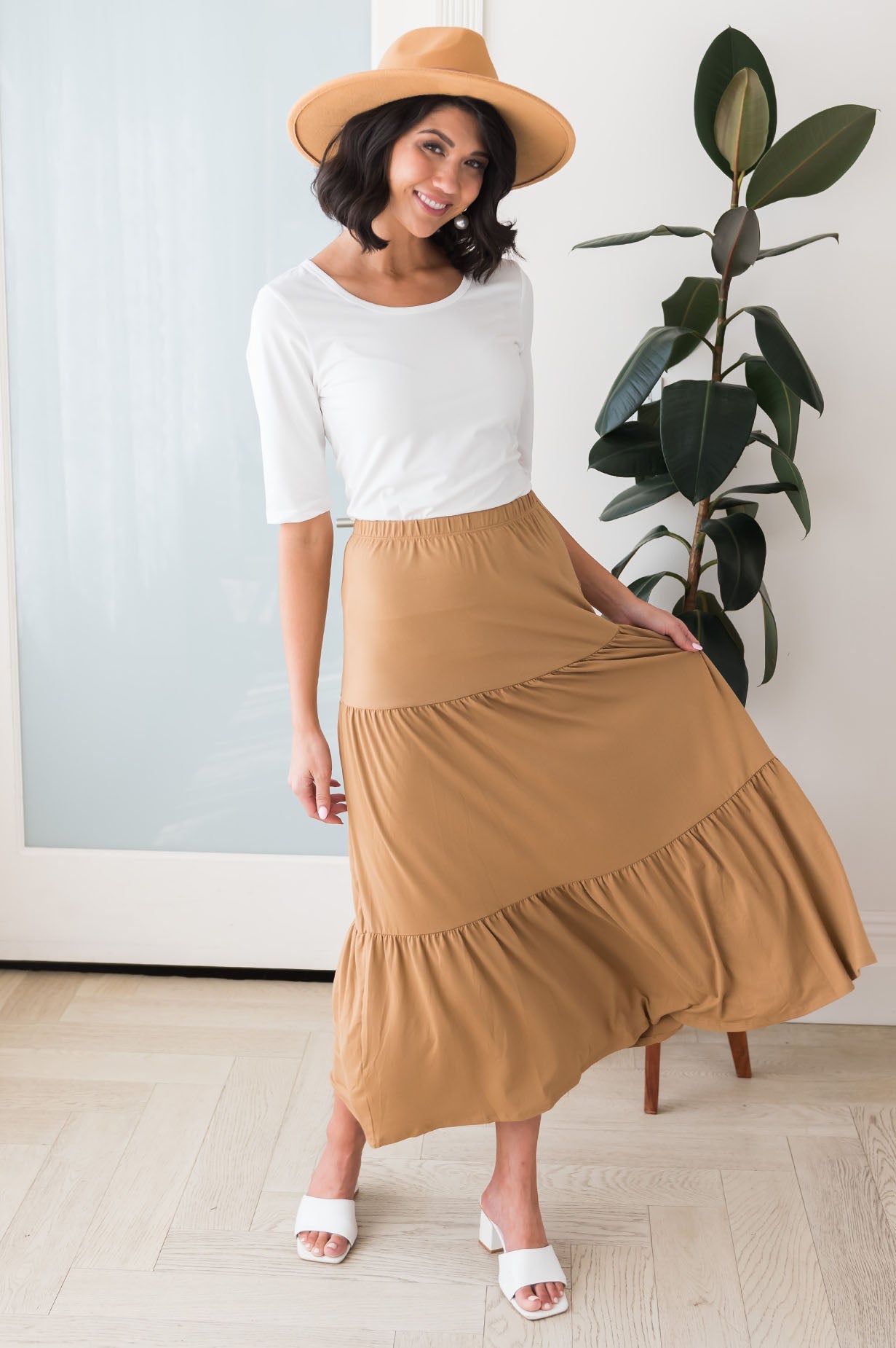 Autumn Delight Modest Maxi Skirt