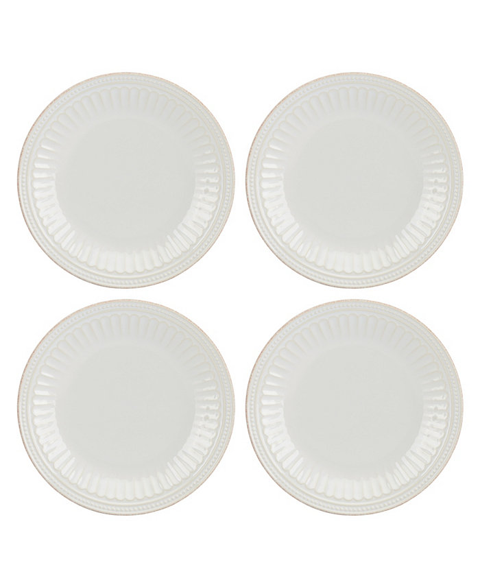 Lenox French Perle Groove 4-Piece Accent Plates Set