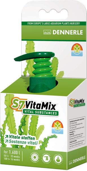 Dennerle S7 VitaMix Vital Substances Aquarium Plant Treatment， 50-mL bottle