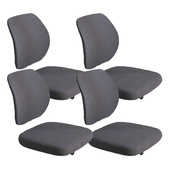 Muka 4 Pack Office Computer Chair Seat Covers Set ...