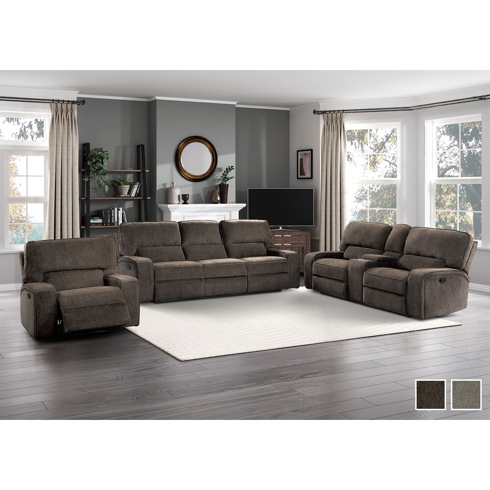 Eymard 3 Piece Reclining Living Room Set