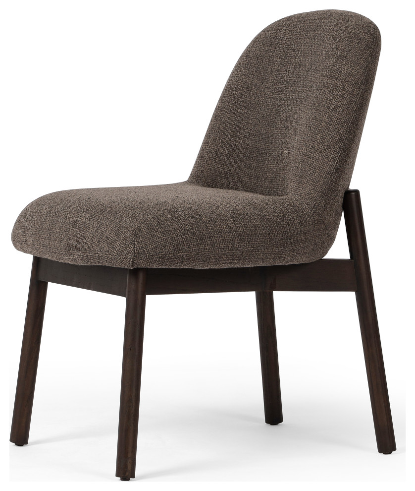 Sora Armless Dining Chair Gibson Mink   Midcentury   Dining Chairs   by Zin Home  Houzz