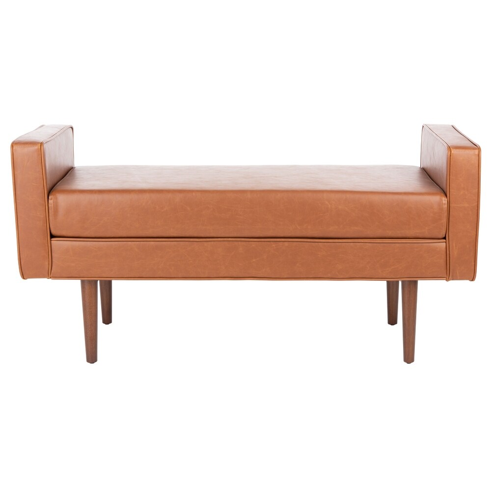 SAFAVIEH Henri Mid century Modern 25 inch Bench   49\