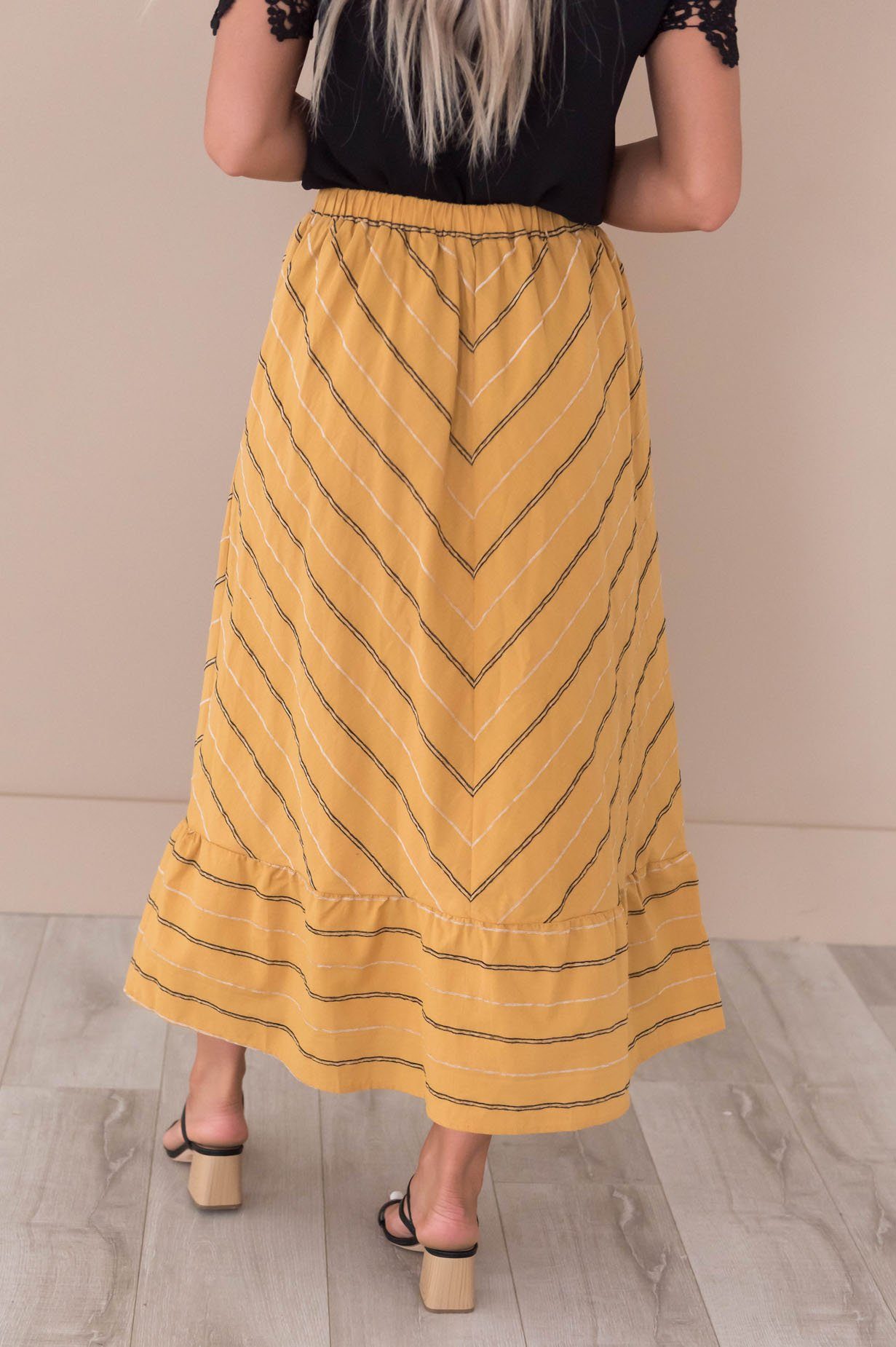 Striped Sweetie Modest Skirt