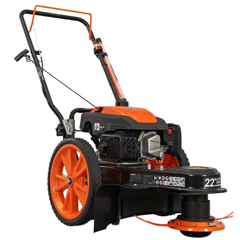 YARDMAX YL2250 22 in. 170cc Gas Walk Behind String Trimmer Mower