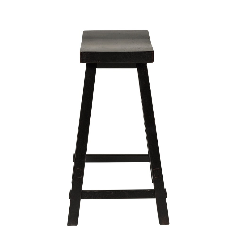 The Gray Barn Creations Black Sawhorse Counter Stool