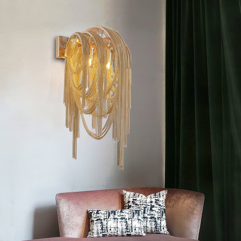 Chains Tassel Wall Lamp