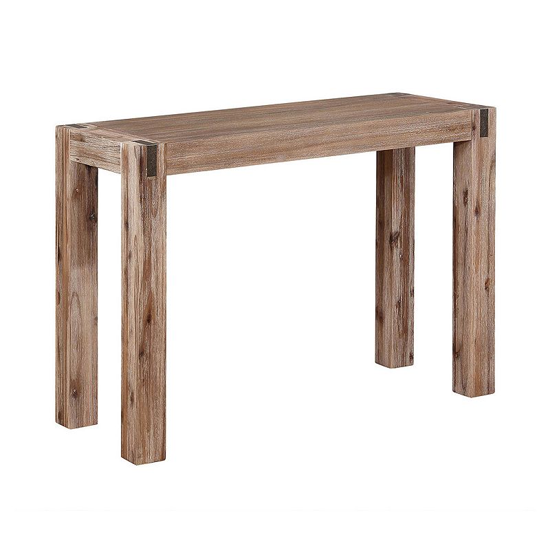 Alaterre Furniture Woodstock Acacia Wood Media Console Table