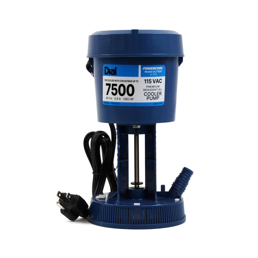 DIAL UL7500 115-Volt Premium Evaporative Cooler Pump 1175