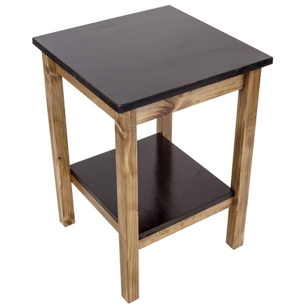 Rustic Square End Table