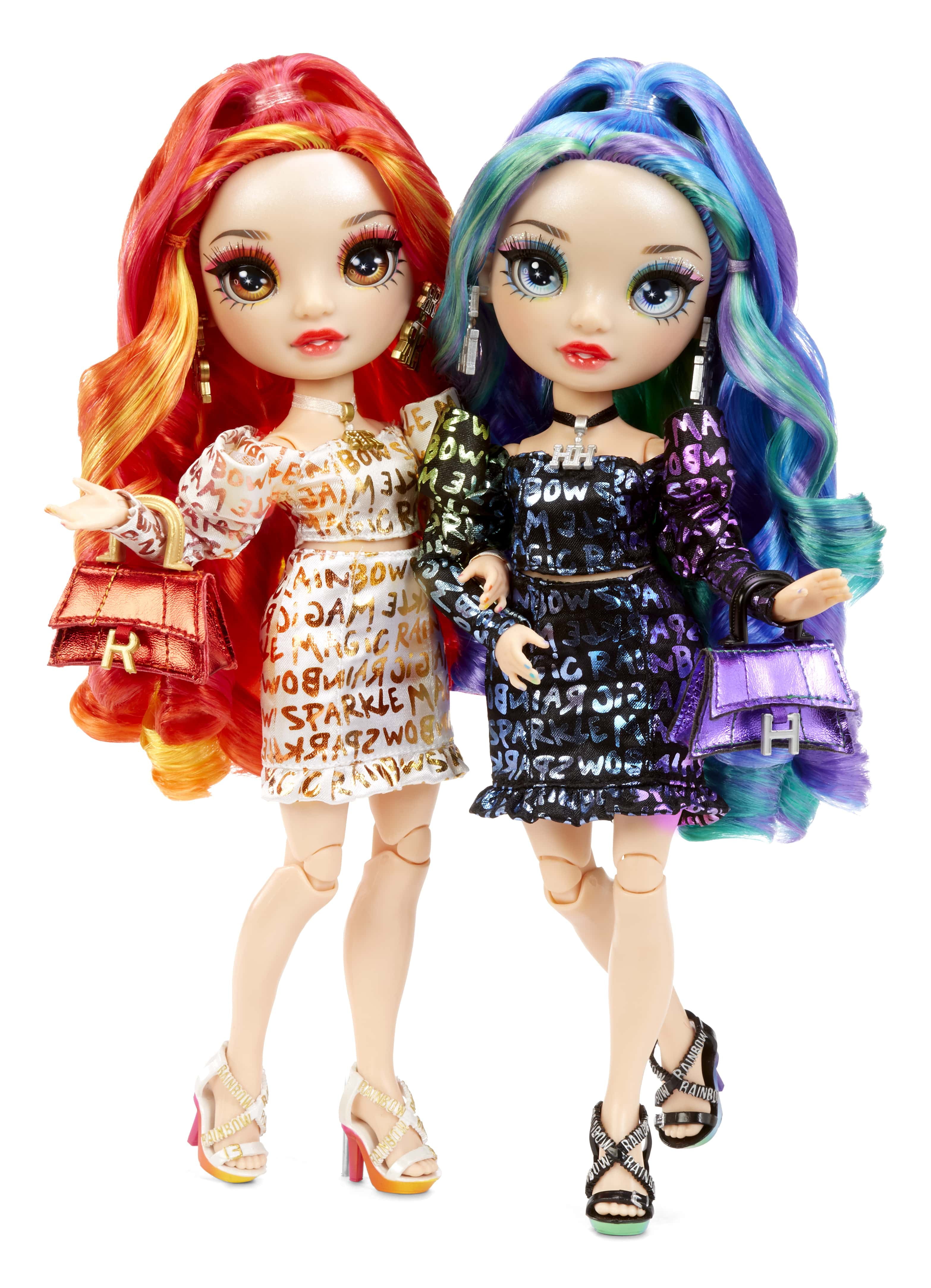 Rainbow High, Special Edition Twin (2-Pack) Fashion Dolls, Laurel & Holly De'Vious