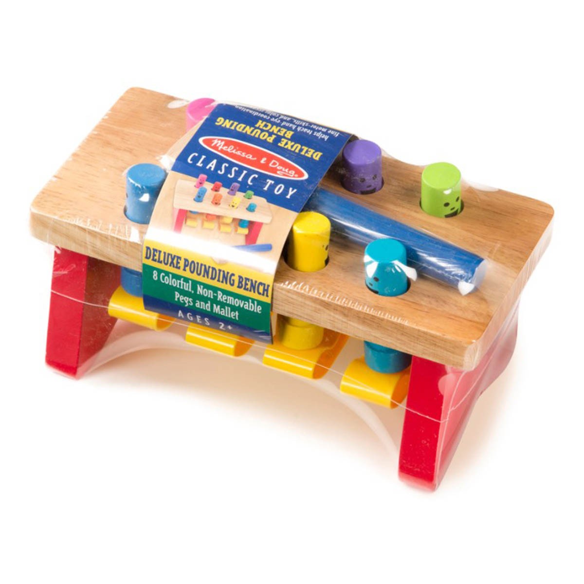 Melissa and Doug Deluxe Pounding Bench Toddler Toy