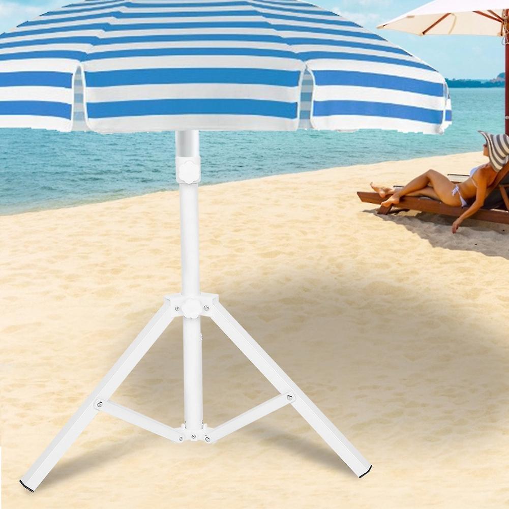 Triangular Iron Folding Sun Umbrella Stand Support Base For Beach Garden Camping Fishing