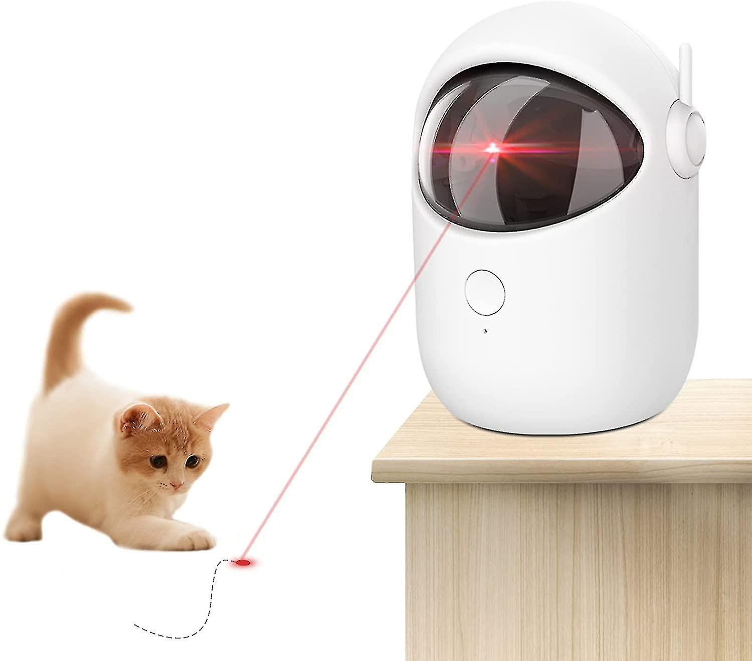 Automatic Interactive Cat Toys With 3 Modesandusb Charging， Fast/slow Mode