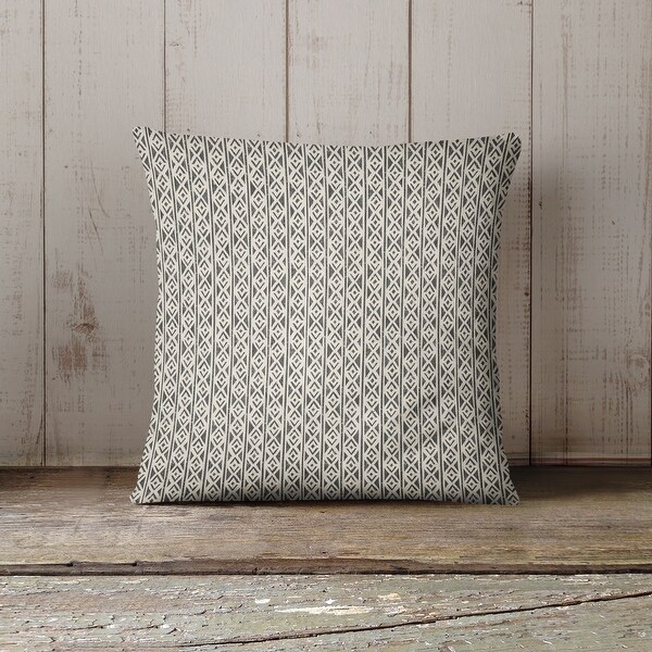 ZANE CREAM Indoor|Outdoor Pillow By Kavka Designs