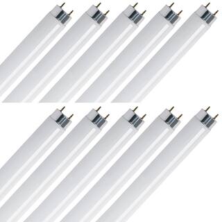 Feit Electric 32-Watt 4 ft. T8 G13 Linear Fluorescent Tube Light Bulb Daylight Deluxe 6500K (10-Pack) F32T896510