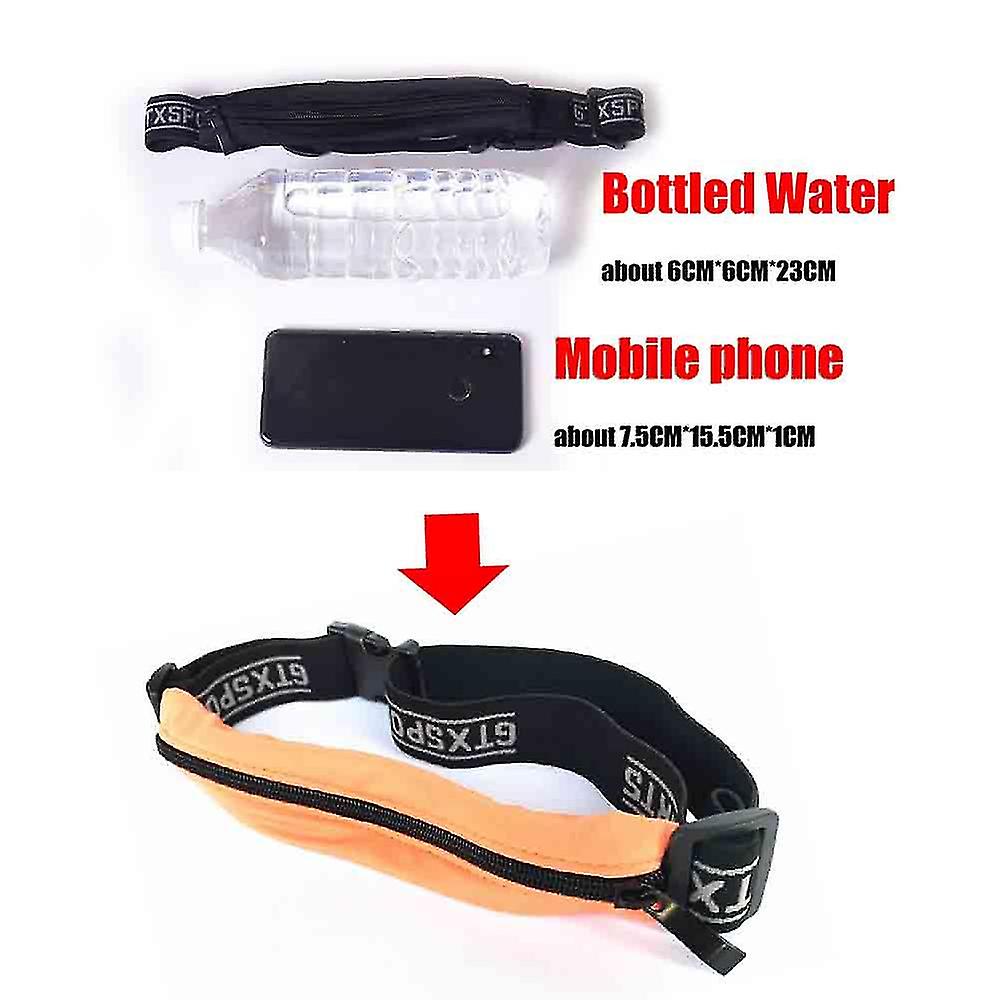 Running Waist Pack - Hiking Cycling Workout Belt Bag - Adjustable ， For Phones， Money， Keys