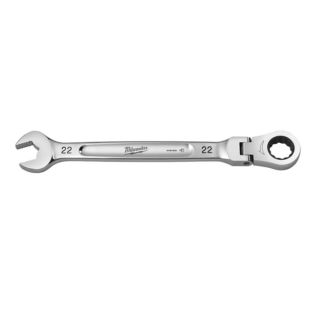 Milwaukee Combination Wrench Flex Head Ratcheting 22mm 45-96-9622 from Milwaukee