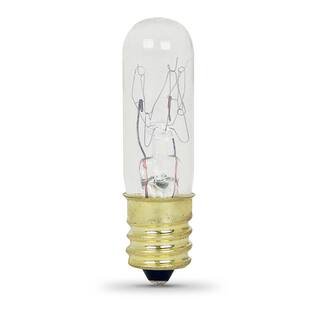 Feit Electric 15-Watt Soft White (2700K) T4 Candelabra E12 Base Dimmable Incandescent Light Bulb (2-Pack) BP15T4C2HDRP