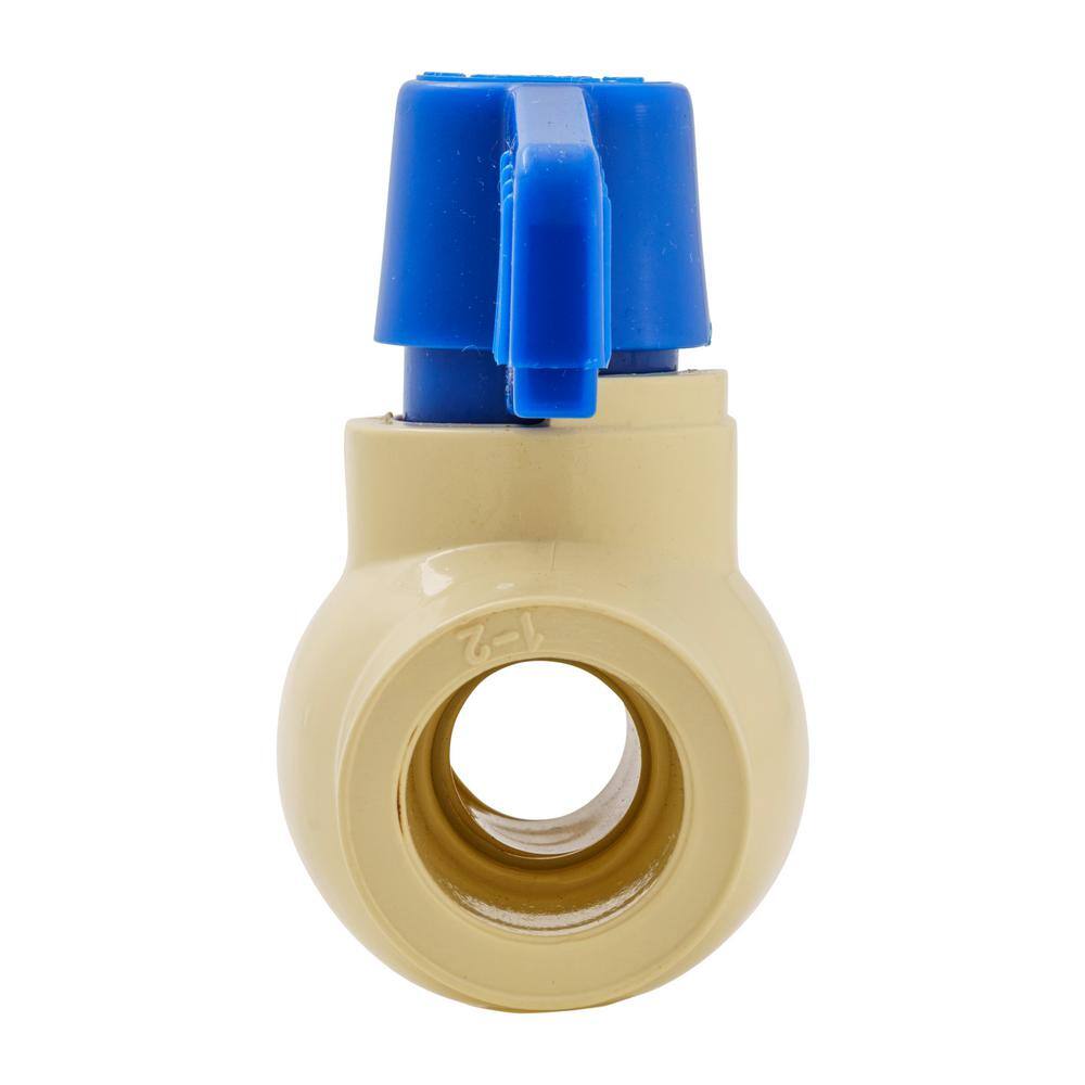 Everbilt 12 in. CPVC Solvent x Solvent Ball Valve 107-123EB