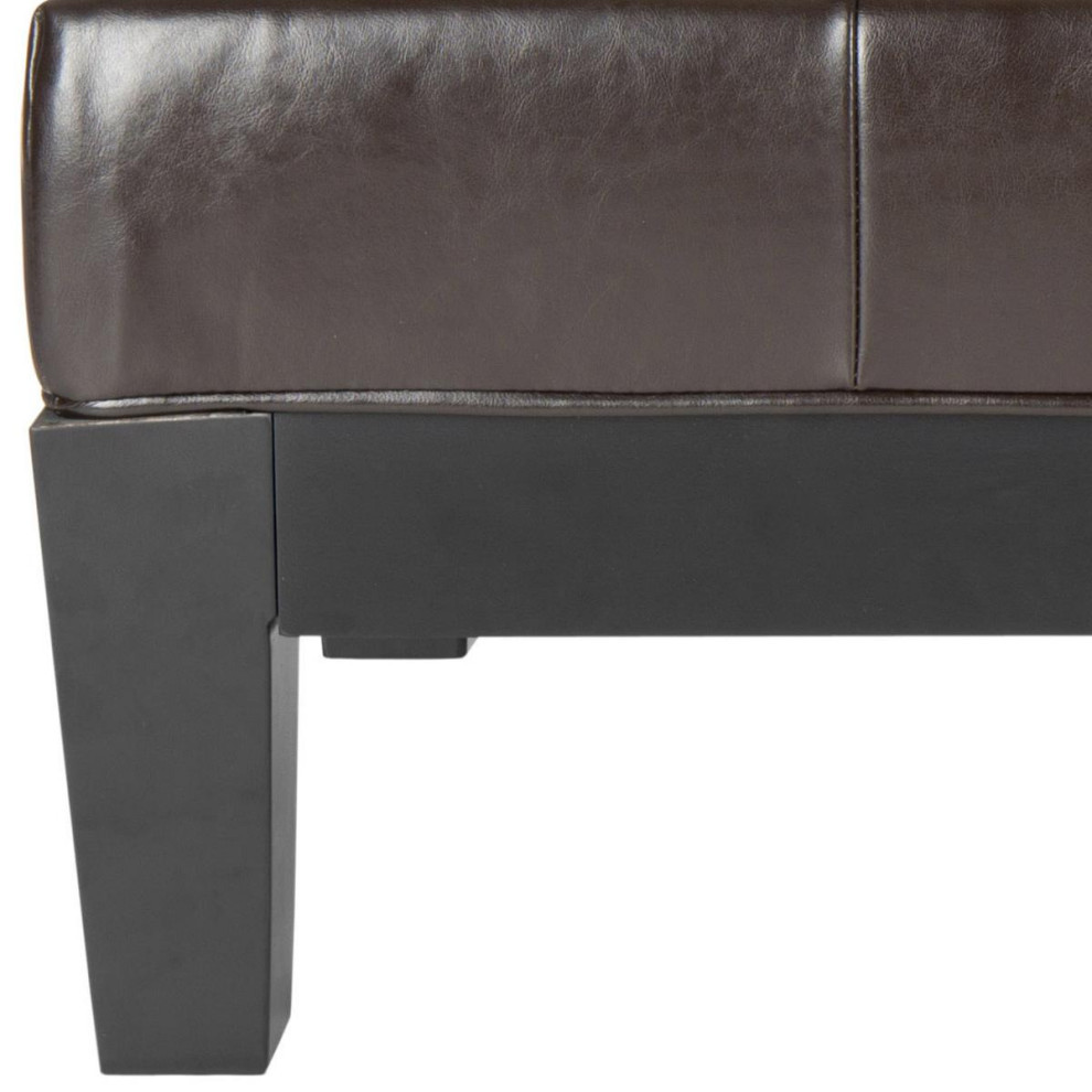 Dana Cocktail Ottoman Black/Brown   Transitional   Footstools And Ottomans   by V.S.D Furniture  Houzz