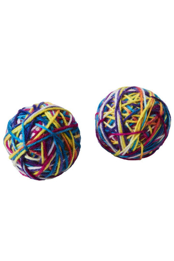 Spot Sew Much Fun Yarn Ball 2.5 Cat Toy， 2 Pack