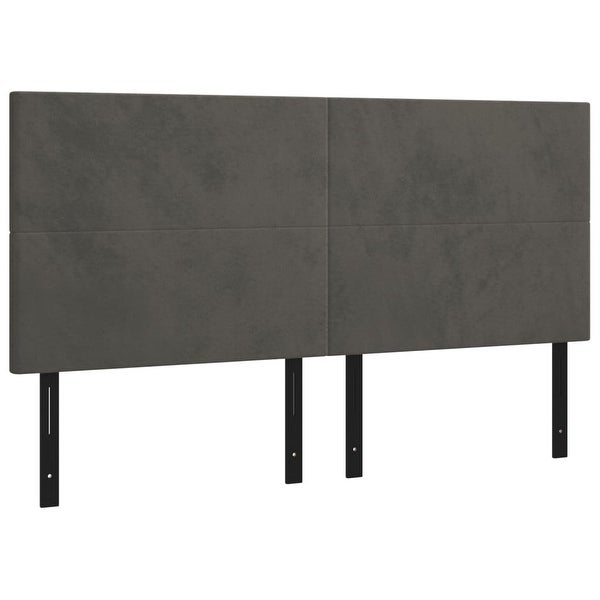 vidaXL Headboard Dark Gray 39.4