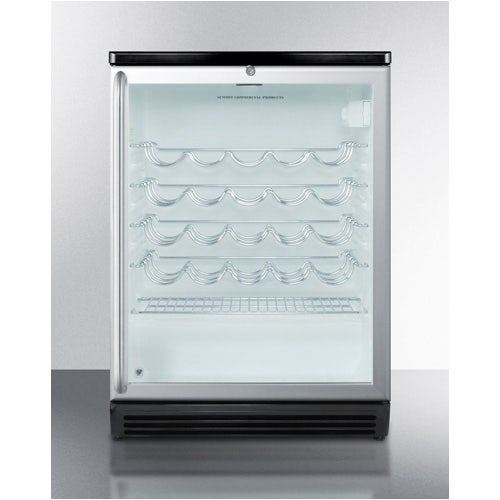 Summit Appliance SWC6GBLBISH Commercially Approved， Built-In Under-Counter 24